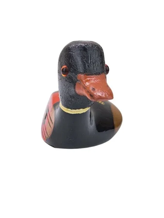 Vintage PowerBilt Duck Golf Club Head Paperweight Decor Persimmon Man Cave Folk - Picture 11 of 13